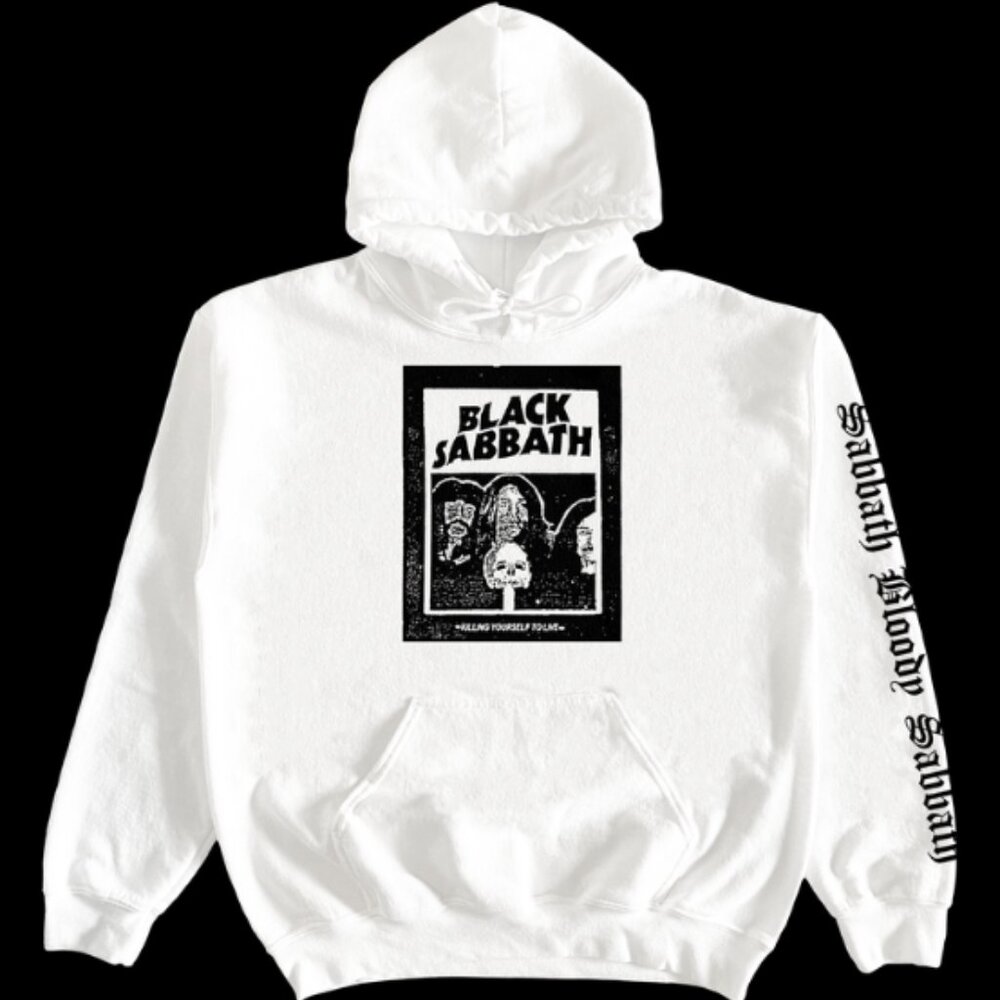 BLACK SABBATH - Sabbath Bloody Sabbath White Hoodie - Rare